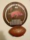 Arkansas Razorback Darren Mcfadden Game Used Ball Autographed Wood Display Nfl