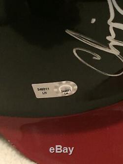 Atlanta Braves Chipper Jones Autographed Game Used Batting Helmet