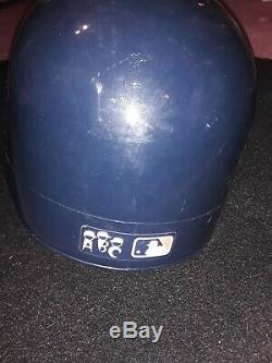 Atlanta Braves Game Used Batting Helmet Signed By Dave Justice
