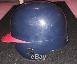 Atlanta Braves Game Used Batting Helmet Signed By Dave Justice