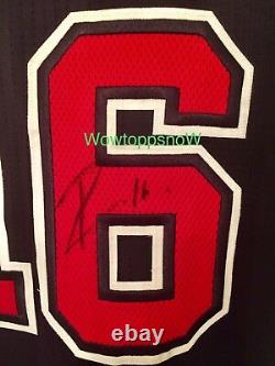 Autographed Auto PAU GASOL Game Worn/Used Home Black Chicago Bulls Jersey With COA