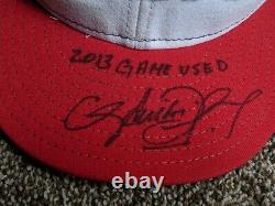 Avisail Garcia Signed & Game Used/Worn 2013 Chicago White Sox Hat JSA COA RARE