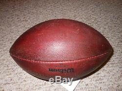 BEN ROETHLISBERGER AUTO SIGNED NFL GAME USED FOOTBALL 10/2/16 STEELERS With 3 INSC