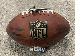 BEN ROETHLISBERGER Pittsburgh Steelers Game Used SIGNED Football 10-2-16 With COA