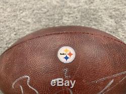 BEN ROETHLISBERGER Pittsburgh Steelers Game Used SIGNED Football 9-18-16 With COA