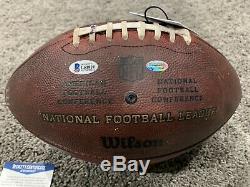 BEN ROETHLISBERGER Pittsburgh Steelers Game Used SIGNED Football 9-18-16 With COA
