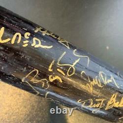 Barry Bonds Signed 1993 San Francisco Giants Team Signed Game Used Bat JSA COA