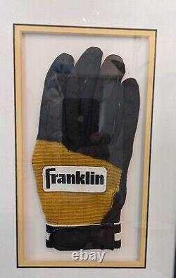 Barry Bonds Signed Game Used Pittsburgh Batting Gloves Very Rare