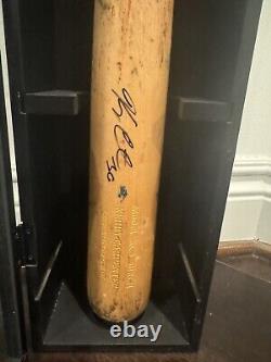 Baseball game used mlb bats detroit Kerry Carpenter Autographed