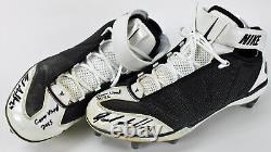 Bears Jared Allen Game Used 2015 Signed Game Used Nike Cleats PSA/DNA #AC48280