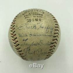 Beautiful 1930 St. Louis Cardinals World Series Game Used Team Signed Baseball