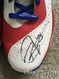 Ben McLemore Kings Signed Autographed Game Worn Game Used Kansas NBA Shoes