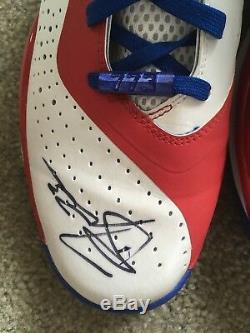 Ben McLemore Kings Signed Autographed Game Worn Game Used Kansas NBA Shoes
