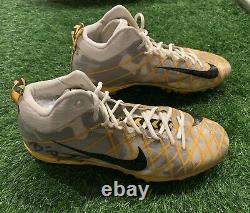 Ben Roethlisberger Pittsburgh Steelers Game Used Cleats 2016 Signed Ben LOA