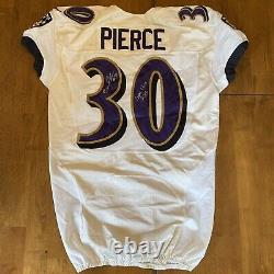 Bernard Pierce Signed Autographed Game Used / Worn Ravens Jersey 2013