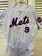 Brandon Nimmo Game Used And Autographed Mets Jersey