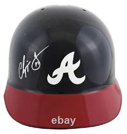 Braves Chipper Jones Authentic Signed 8/6/2010 Game Used Batting Helmet RPM