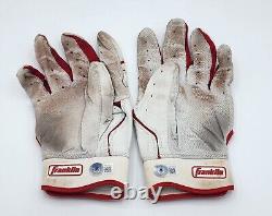 Brendan Donovan Auto Signed Game Used 2022 Batting Gloves Cardinals Beckett COA