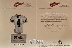 Brett Favre Game Used Worn Signed Packers NFL Football Jersey GF LOA HOF SB XXXI
