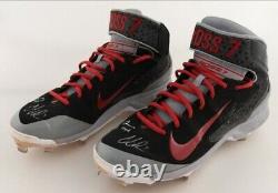 CODY ROSS Signed Game-Used Pair of Nike Baseball Cleats Inscribed Game Used #7