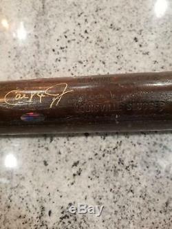 Cal Ripken Jr Game Used Bat, old school 1983! SIGNED and PSA/DNA Grade 9