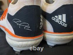 Carlos Correa Game Used Worn Autographed Signed Adidas Custom Cleats COA