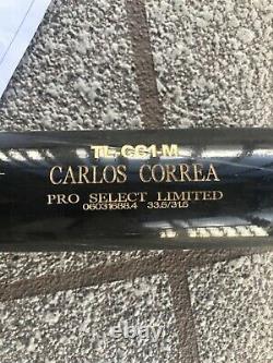 Carlos Correa Houston Astros 2016 Game Used & Signed MLB Bat with COA