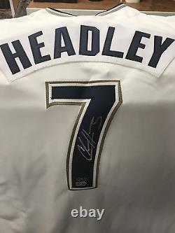 Chase Headley signed San Diego Padres Jersey and signed game used batting helmet