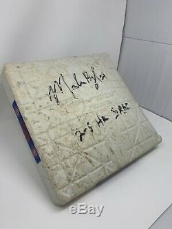Chicago Cubs Wrigley Field Game Used Autographed Signed Base