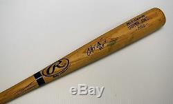 Chipper Jones Atlanta Braves autographed game used bat with 1999 MVP