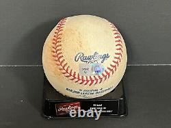 Chris Sale White Sox Auto Signed Game Used Baseball 1st MLB Save MLB Hologram