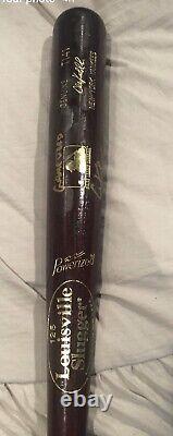 Chuck Knoblauch Signed Game Used Bat Yankees Uncracked