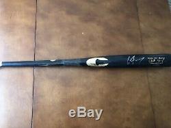 Clint Frazier Signed Game Used Chandler Bat- New York Yankees, Cleveland Indians