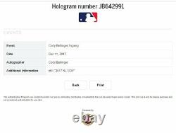 Cody Bellinger Rookie Game Used Signed Auto Helmet #61 Shows Use Dodgers 1st