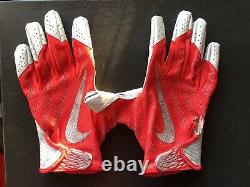 Corey Smith 2016 Ohio State Buckeyes Game Used Gloves Signed Autograph
