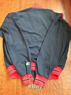 Cory Snyder Game Used Starter Heavy Warm Up Jacket Cleveland Indians Autographed