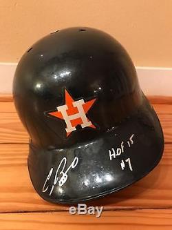 Craig Biggio 1991 Game Used & Autographed Houston Astros Helmet Hof Jsa Loa