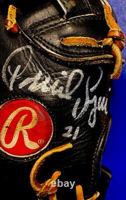 DAVID SEGUI Authentic Autographed Game Used RAWLINGS PRO First Baseman's Mitt