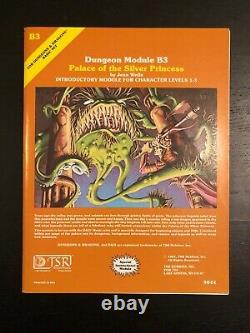 D&D ORANGE B3 (Signed) + UNPUBLISHED EXPANSION! Palace of the silver princess