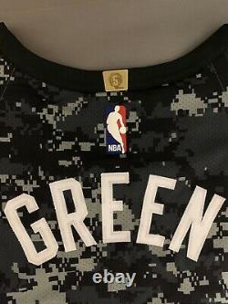 Danny Green Game Used Jersey Spurs Camo Autographed W Inscription Pic Lakers Six