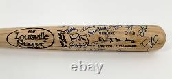 Darryl Strawberry 1990 New York Mets Team Signed Game Issued Used Bat AMCo 22528