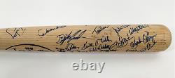 Darryl Strawberry 1990 New York Mets Team Signed Game Issued Used Bat AMCo 22528