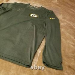 Davante Adams autographed signed Green Bay Packers Game Used Nike Dri Fit shirt