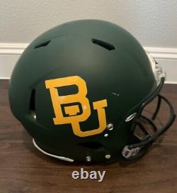 Dave Aranda Baylor Signed Authentic Game-Used Helmet