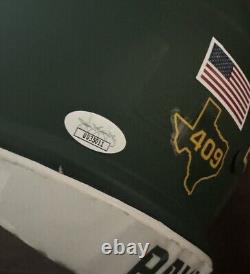 Dave Aranda Baylor Signed Authentic Game-Used Helmet