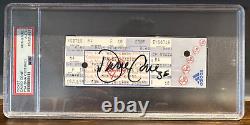 David Cone Signed Ticket & Signed GAME USED Baseball from Perfect Game- PSA