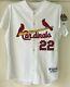 David Eckstein Signed Game Used / Issued 2007 St. Louis Cardinals Jersey With Loa