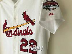 David Eckstein Signed Game Used / Issued 2007 St. Louis Cardinals Jersey with LOA