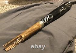 David Ortiz 2008 Game Used Bat GU Hall Of Fame Boston Red Sox Autograph Signed