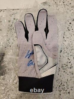 David Ortiz Autographed Signed Game Used GU Batting Gloves COA